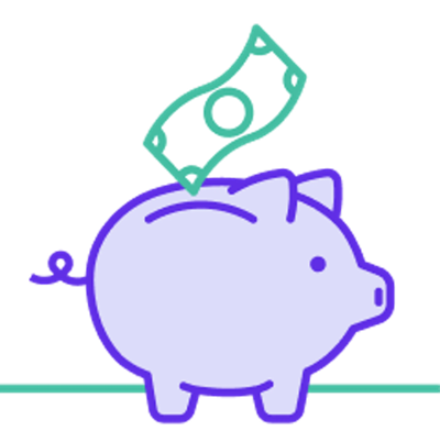 Illustration of piggy bank