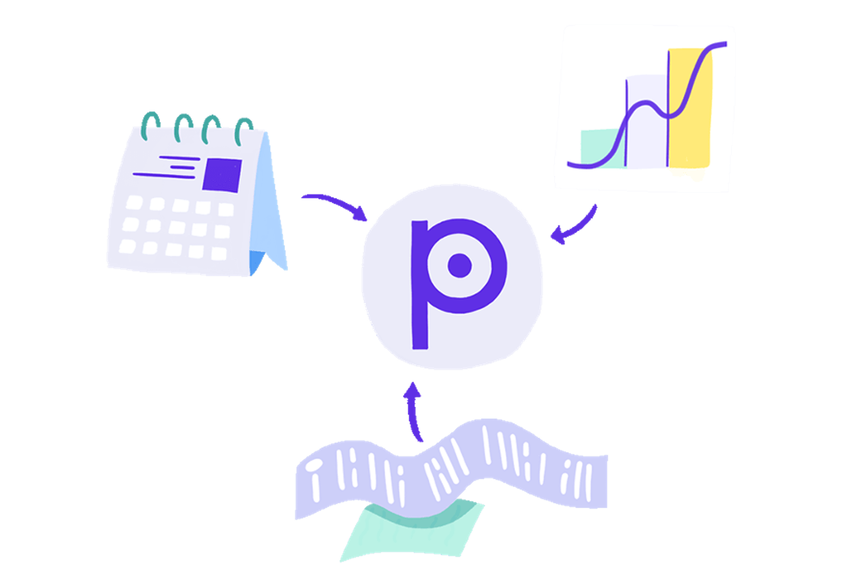 Illustration showing pilot automation