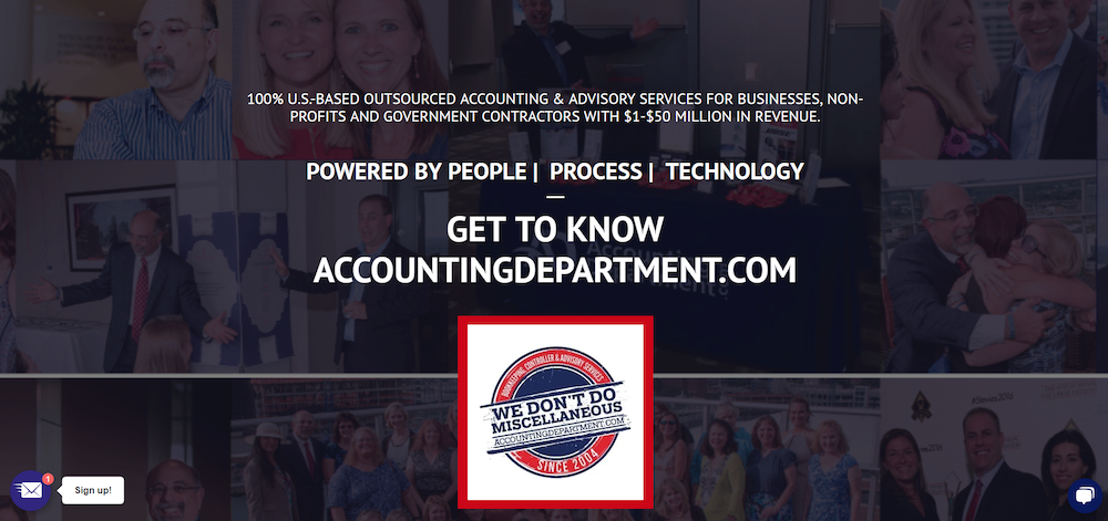 Bookkeeping Services: Accounting Department