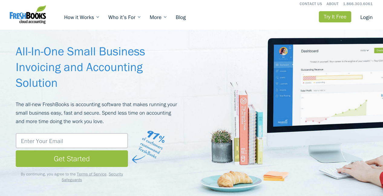 Bookkeeping Software: FreshBooks