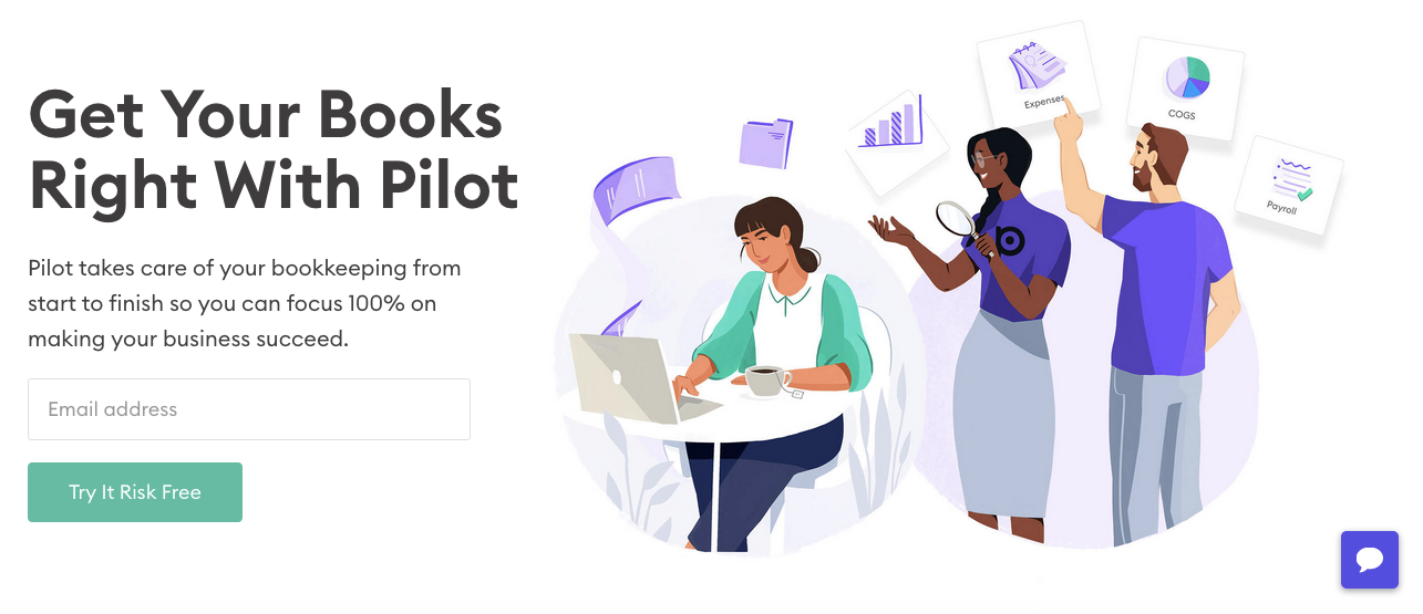 Looking for tools for startups? We think Pilot offers the most accurate bookkeeping around.